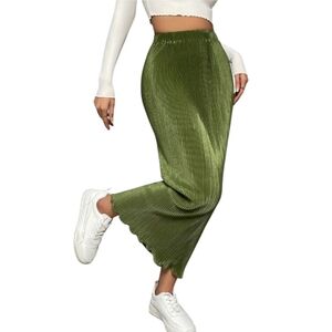 Elegant Green Pencil Skirt | size: medium